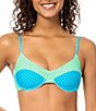 Raisins Twin Dot Underwire Bra Swim Top - Image 1