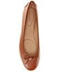 Color:Deep Saddle Tan - Image 5 - Jayna Nappa Leather Driver Ballet Flats