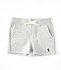 Color:Andover Heather - Image 1 - Baby Boys 3-24 Months Fleece Shorts