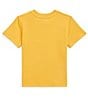 Color:Basic Gold/Black - Image 2 - Baby Boys 3-24 Months Short Sleeve Collegiate Essential T-Shirt