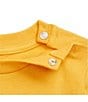 Color:Basic Gold/Black - Image 3 - Baby Boys 3-24 Months Short Sleeve Collegiate Essential T-Shirt