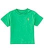 Color:Preppy Green - Image 1 - Baby Boys 3-24 Months Short Sleeve Crew Neck Jersey T-Shirt