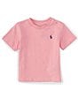 Color:Course Pink - Image 1 - Baby Boys 3-24 Months Short Sleeve Crew Neck Jersey T-Shirt