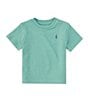 Color:Celadon - Image 1 - Baby Boys 3-24 Months Short-Sleeve Crewneck Jersey T-Shirt