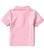 Ralph Lauren Baby Boys Short Sleeve Interlock Polo Shirt, Color:Carmel Pink - Image 2