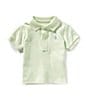 Ralph Lauren Baby Boys Short Sleeve Interlock Polo Shirt, Color:Green - Image 1