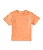 Ralph Lauren Baby Boys Short Sleeve Cotton T-Shirt, Color:Poppy - Image 1