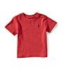 Ralph Lauren Baby Boys Short Sleeve Cotton T-Shirt, Color:Nantucket Red - Image 1