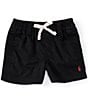 Color:Polo Black - Image 1 - Baby Boys 3-24 Months Twill Shorts