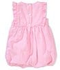 Ralph Lauren Baby Girls 3-24 Months Striped Seersucker Bubble Romper, Color:Laguna Pink/White/Yellow Multi - Image 2