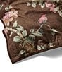 Color:Brown - Image 5 - Brinly Floral Cotton Duvet Cover