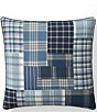 Ralph Lauren Chester Patchwork Plaid Decorative Throw Pillow - Image 1