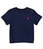 Color:Cruise Navy - Image 1 - Baby Boys 3-24 Months Short Sleeve Basic Jersey T-Shirt