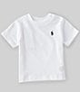 Color:White - Image 1 - Baby Boys 3-24 Months Short Sleeve Basic Jersey T-Shirt