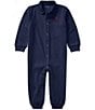 Color:French Navy - Image 1 - Baby Boys Newborn-12 Months Classic Coverall