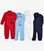 Color:Suffield Blue - Image 3 - Baby Boys Newborn-12 Months Classic Coverall