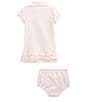 Color:Delicate Pink - Image 2 - Baby Girls 3-24 Months Polo Cupcake Dress