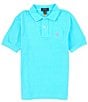 Color:Elite Blue - Image 1 - Childrenswear Big Boys 8-20 Classic Mesh Polo Shirt