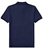 Polo Ralph Lauren Big Boys Short Sleeve Classic Mesh Polo Shirt, Color:Refined Navy - Image 2