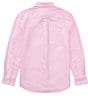 Color:New Rose - Image 2 - Big Boys 8-20 Solid Long-Sleeve Oxford Shirt
