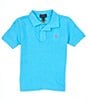 Color:Elite Blue - Image 1 - Little Boys 2T-7 Short Sleeve Classic Mesh Polo Shirt