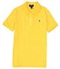 Color:Yellowfin - Image 1 - Childrenswear Little Boys 2T-7 Short-Sleeve Essential Mesh Polo Shirt
