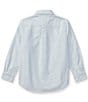 Color:Blue/White - Image 2 - Little Boys 2T-7 Striped Long-Sleeve Oxford Shirt