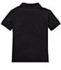 Color:Polo Black - Image 2 - Little Boys 2T-7 Short-Sleeve Lisle Solid Polo Shirt