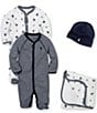 Ralph Lauren Baby Reversible Printed Receiving Blanket - Image 2