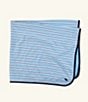 Color:Suffield Blue - Image 1 - Baby Rugby-Stripe Blanket
