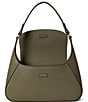 Lauren Ralph Lauren Schylar Crosshatch Medium Shoulder Bag - Image 4