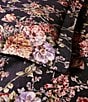 Color:Purple - Image 4 - Elyse Floral Twill Comforter