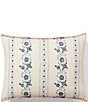 Color:Blue - Image 1 - Floral Everleigh Decorative Throw Pillow