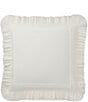 Ralph Lauren Jordyn Pleated Decorative Throw Square Pillow - Image 1