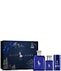 Ralph Lauren Polo Blue Eau de Toilette Holiday 3-Piece Gift Set - Image 1