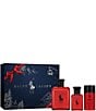 Ralph Lauren Polo Red Eau de Toilette Holiday 3-Piece Gift Set - Image 1