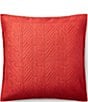 Color:Red - Image 1 - Remy Oakfield Euro Sham
