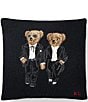 Ralph Lauren The Ralph & Ricky Tuxedo Bear Decorative Square Pillow - Image 1