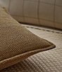 Ralph Lauren Tyler Collection Olson Herringbone Pattern Throw Square Pillow, Color:Brown - Image 2