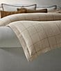 Ralph Lauren Tyler Collection Windowpane Pattern Duvet Cover, Color:Sand - Image 5