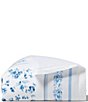 Color:Porcelain Blue - Image 3 - Whitlow Bedding Collection Floral Sateen Duvet Cover