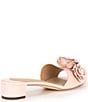 Color:Pink Opal - Image 2 - Fay Floral Leather Slide Sandals