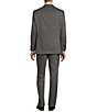Color:Grey Mix - Image 2 - Grey Mix Window Print Athletic Fit 2-Piece Suit