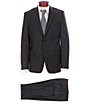 Color:Black - Image 1 - Slim Fit Solid Tuxedo