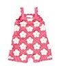 Color:Pink - Image 1 - Baby Girls 3-24 Months Crocheted Daisy Romper