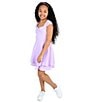 Rare Editions Big Girls Cap-Sleeve Tiered Fit & Flare Dress, Color:Lilac - Image 5