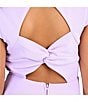 Rare Editions Big Girls Cap-Sleeve Tiered Fit & Flare Dress, Color:Lilac - Image 6