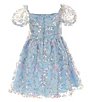 Rare Editions Little Girls 2T-6X Puffed Sleeve Sequin-Embellished ...