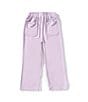 Rare Editions Little Girls Solid Pull-On Pants, Color:Light Purple - Image 2
