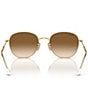 Color:Gold Flash - Image 4 - 0rb3809 Unisex 55mm Phantos Gradient Lens Sunglasses